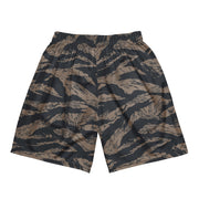 Tiger Stripe Desert Shadow CAMO Unisex Mesh Shorts