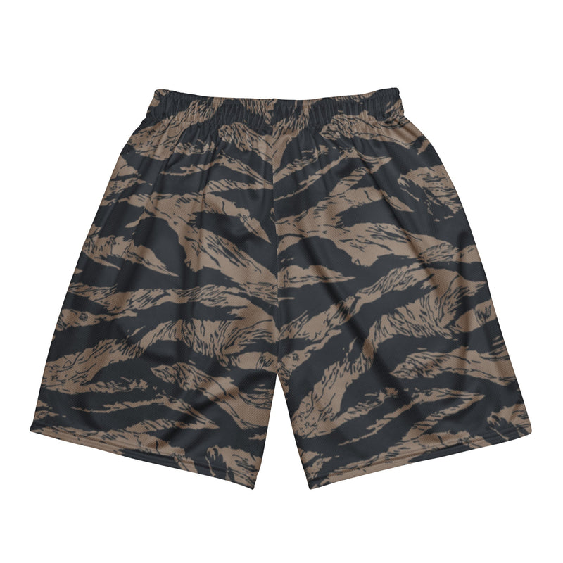 Tiger Stripe Desert Shadow CAMO Unisex Mesh Shorts