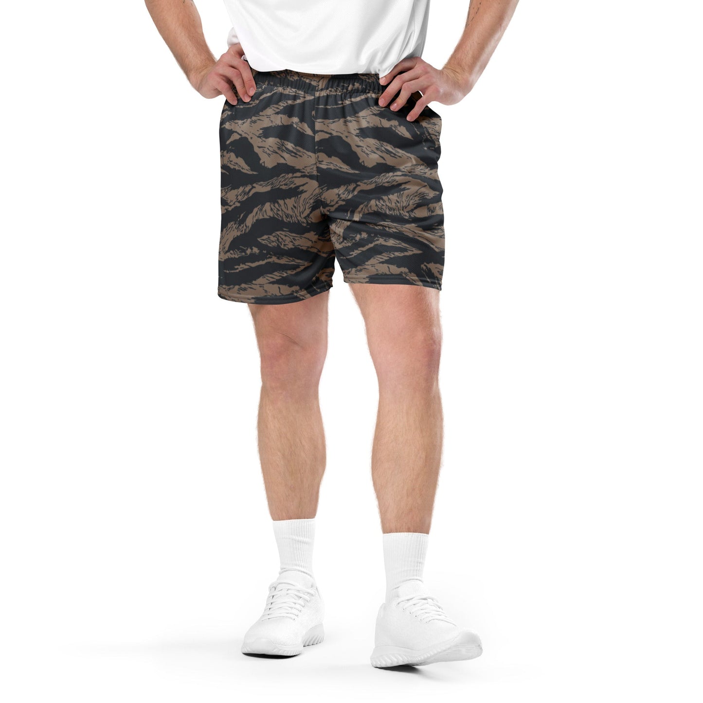 Afghanistan Taliban Special Forces Badri Tiger Stripe CAMO Unisex mesh shorts - Mesh Shorts