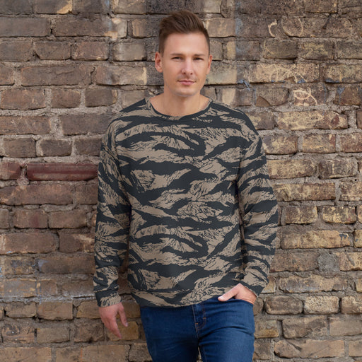 Tiger Stripe Desert Shadow CAMO Unisex Sweatshirt - 2XS