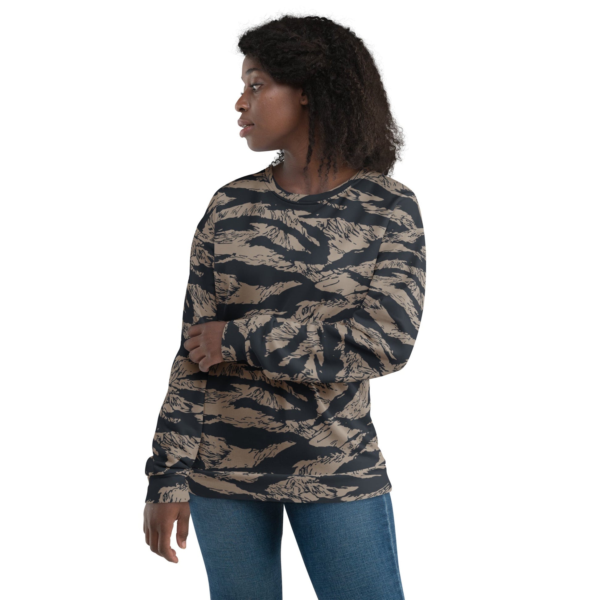 Afghanistan Taliban Special Forces Badri Tiger Stripe CAMO Unisex Sweatshirt - Sweatshirts