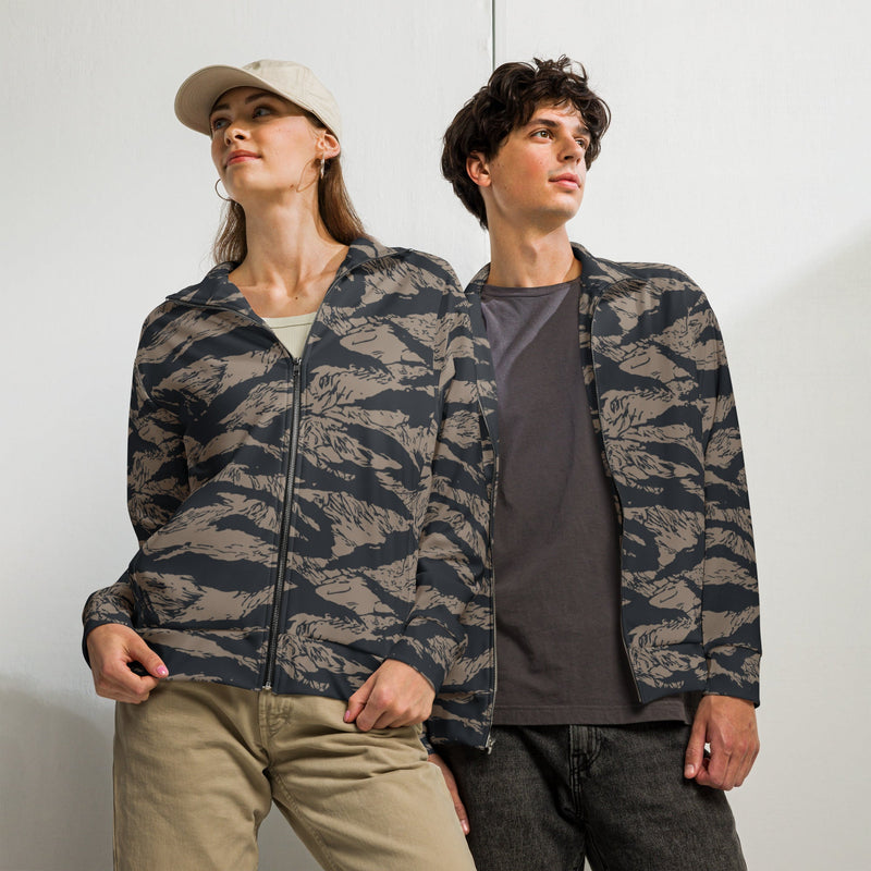 Tiger Stripe Desert Shadow CAMO Unisex Track Jacket - 2XS