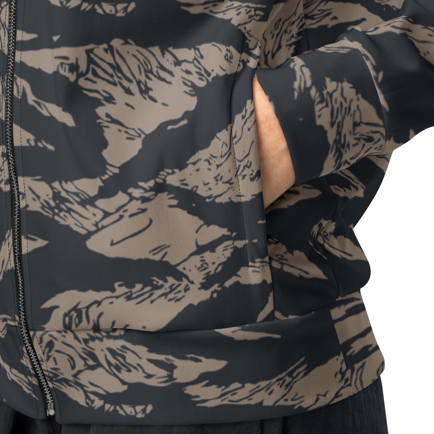 Afghanistan Taliban Special Forces Badri Tiger Stripe CAMO Unisex track jacket - Track Jackets