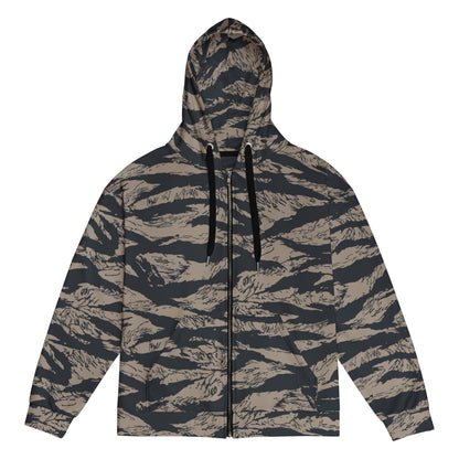 Afghanistan Taliban Special Forces Badri Tiger Stripe CAMO Unisex zip hoodie - 2XS - Zip Hoodies