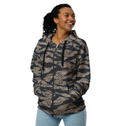 Tiger Stripe Desert Shadow CAMO Unisex Zip Hoodie