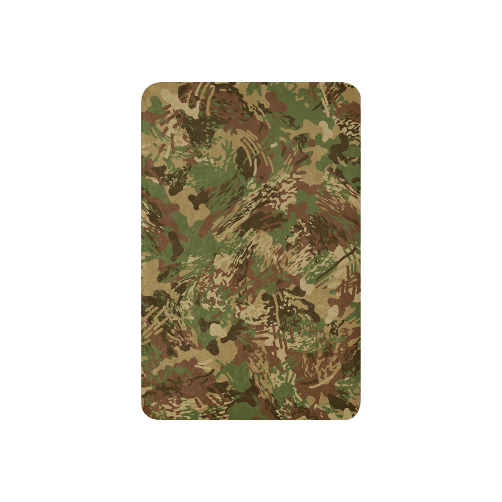 African Anti - poaching Wet Season CAMO Sherpa blanket