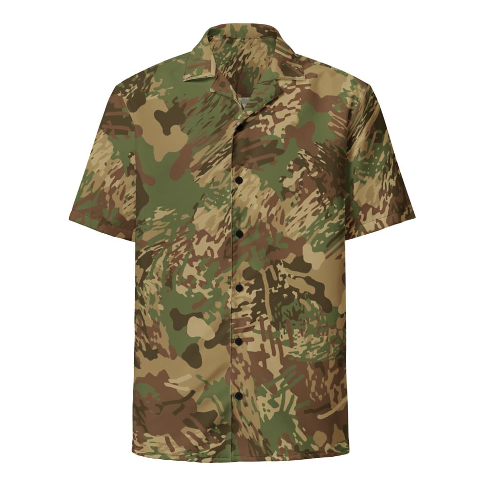 African Anti - poaching Wet Season CAMO Unisex button shirt