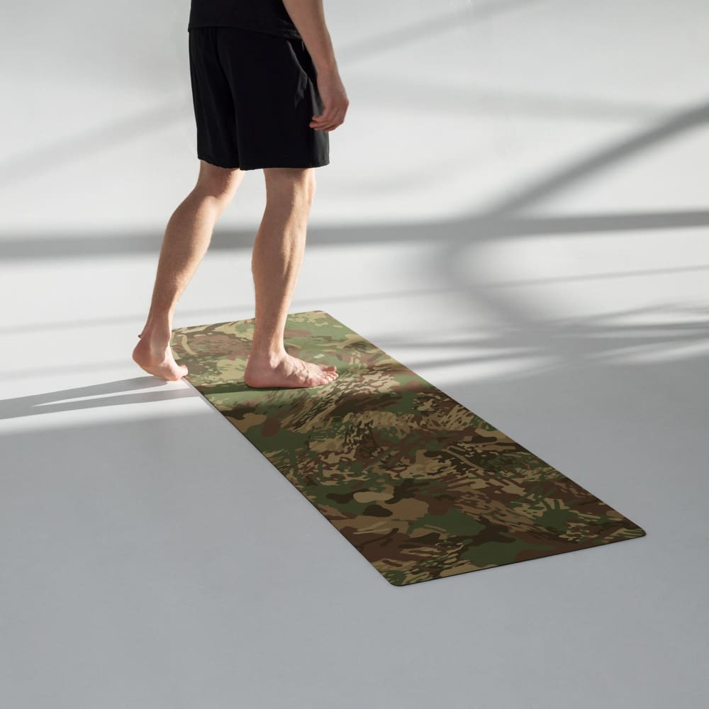 African Anti - poaching Wet Season CAMO Yoga mat