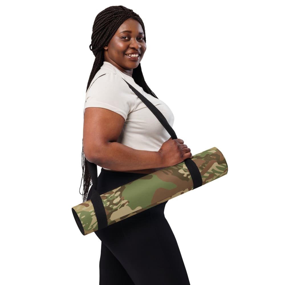 African Anti - poaching Wet Season CAMO Yoga mat