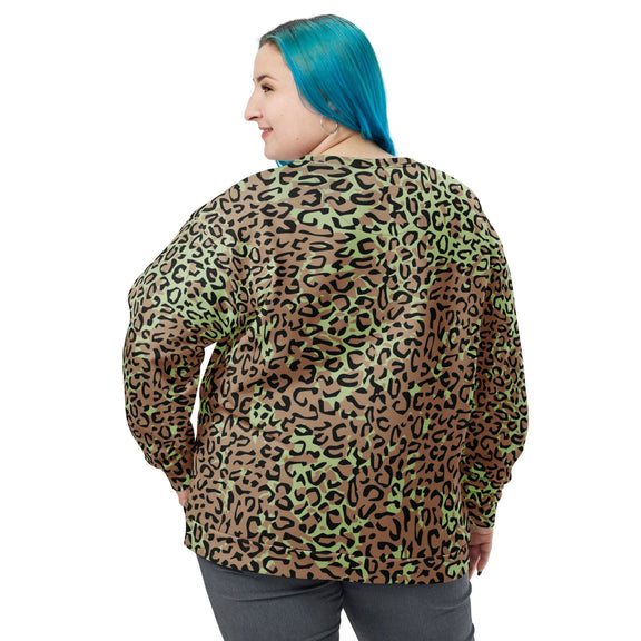 African Leopard Spot CAMO Unisex Sweatshirt - Sweatshirts