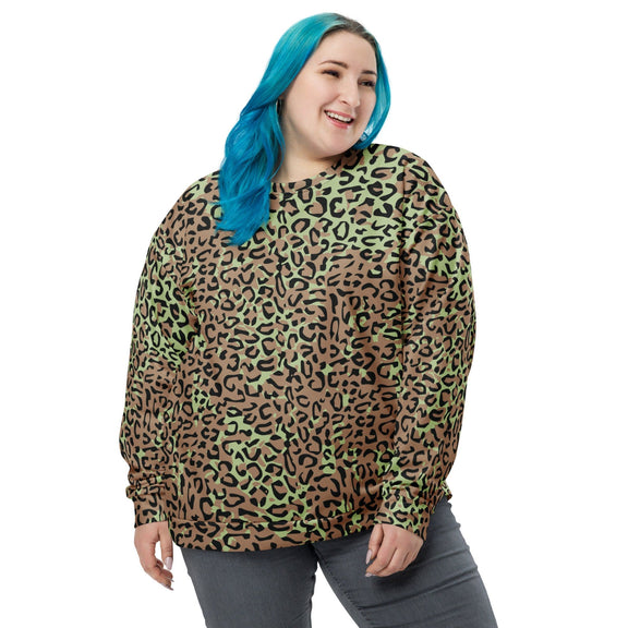 African Leopard Spot CAMO Unisex Sweatshirt - Sweatshirts