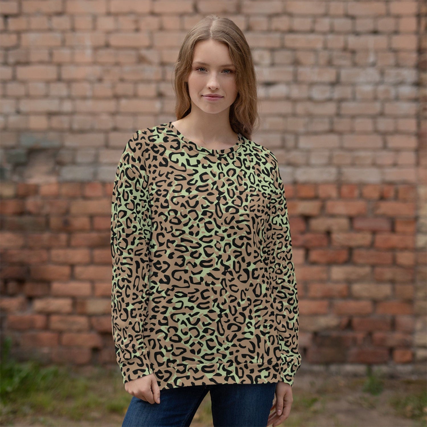 African Leopard Spot CAMO Unisex Sweatshirt - Sweatshirts