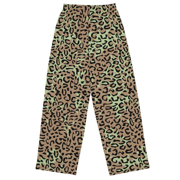 African Leopard Spot CAMO unisex wide-leg pants - Wide-leg Pants