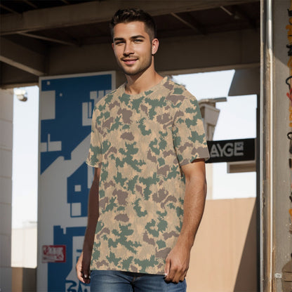 African Pinwheel CAMO Men’s 100% Cotton T-Shirt - Mens