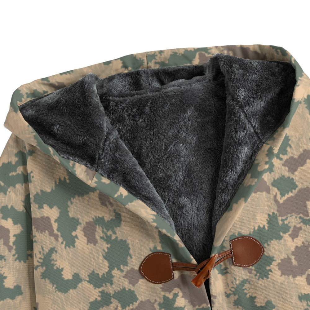 African Pinwheel CAMO Men’s Canvas Horn Buckle Fleece Windbreaker - Mens