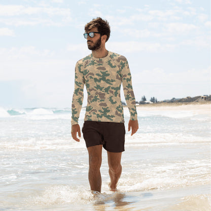 African Pinwheel CAMO Men’s Rash Guard - XS - Mens