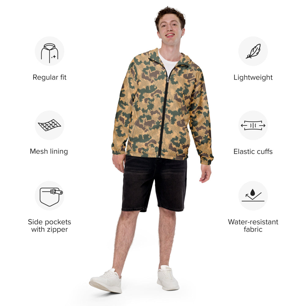 African Pinwheel CAMO Men’s windbreaker - Mens Windbreaker