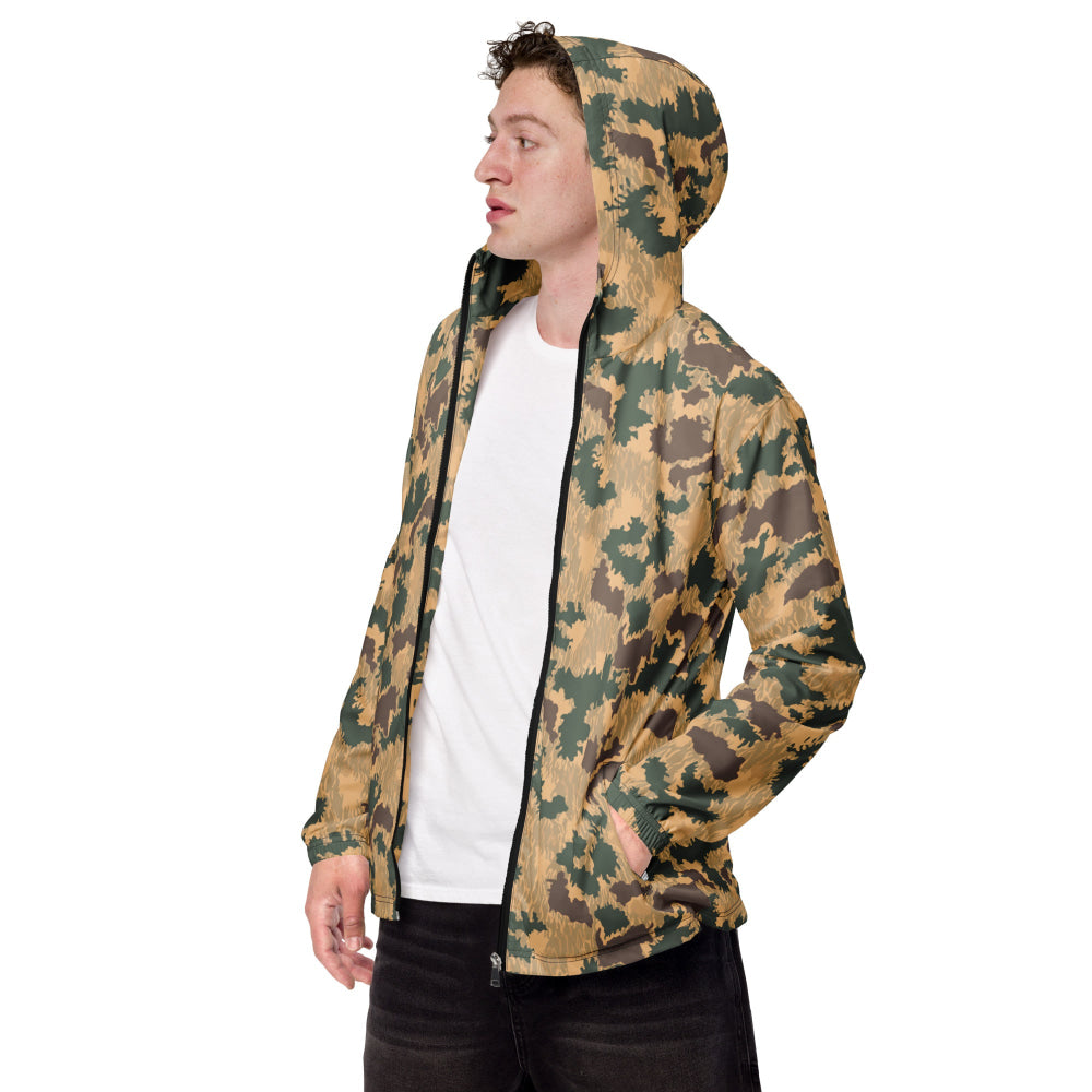 African Pinwheel CAMO Men’s windbreaker - XS - Mens Windbreaker