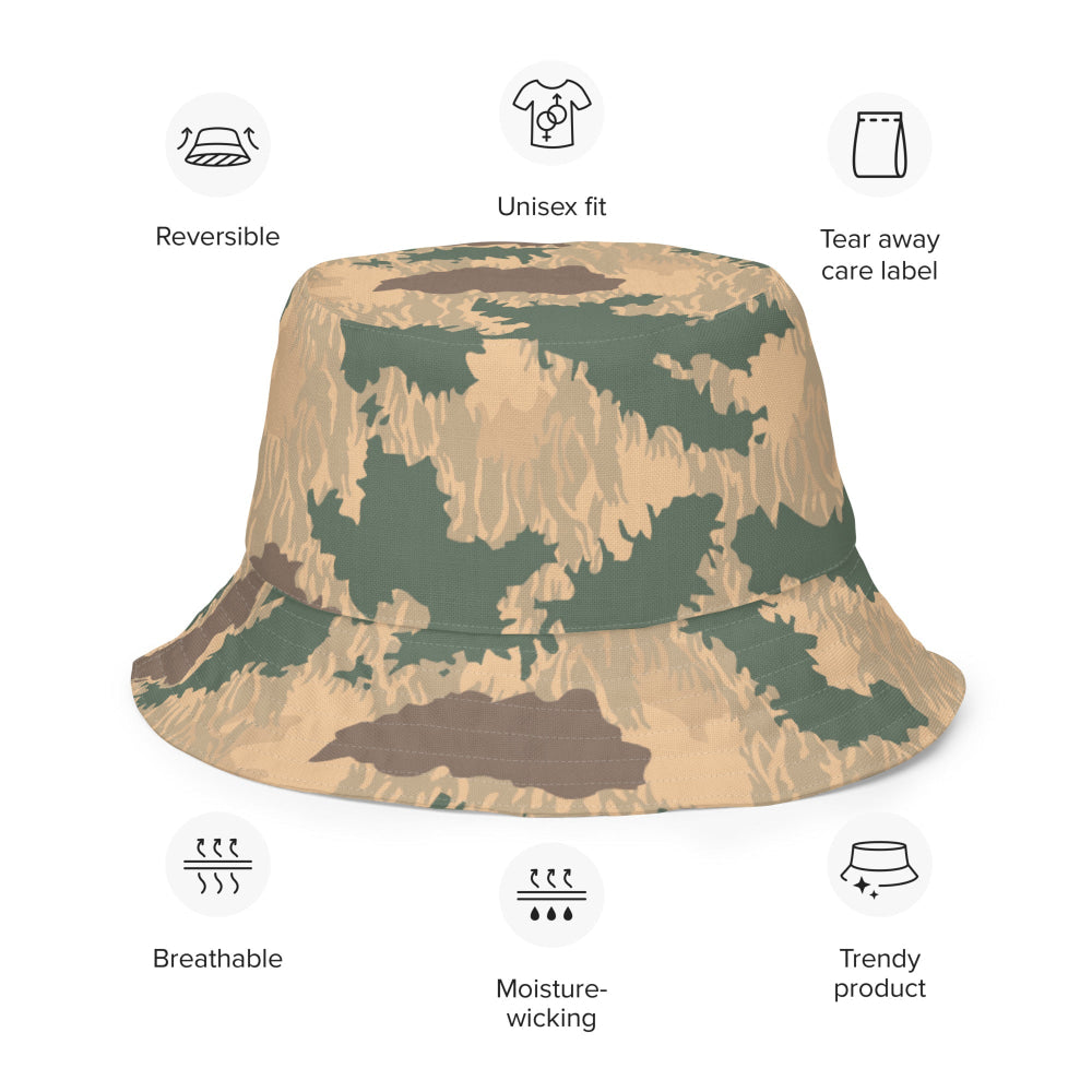 African Pinwheel CAMO Reversible bucket hat - Bucket Hat