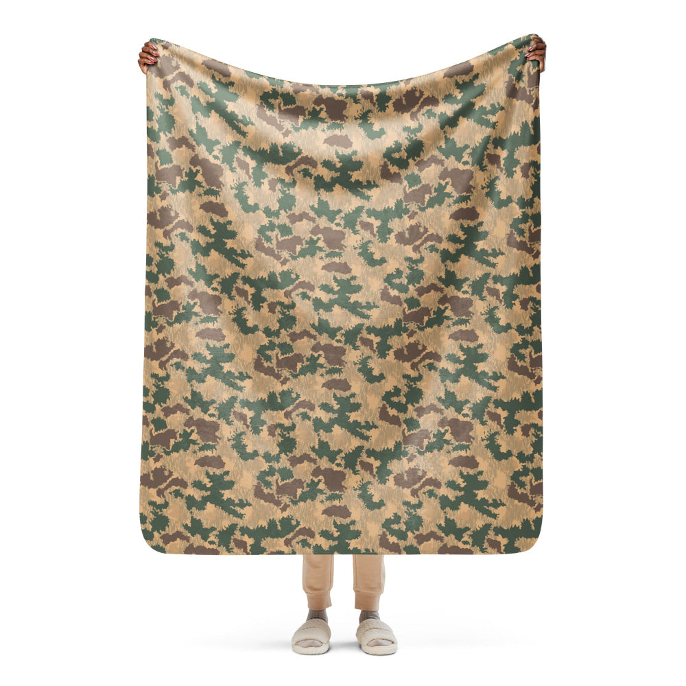 African Pinwheel CAMO Sherpa blanket - 50″×60″ - Blanket