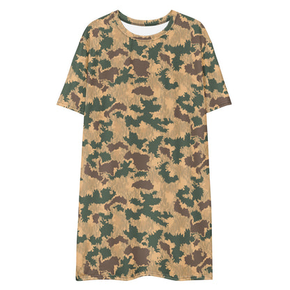 African Pinwheel CAMO T-shirt dress - Womens T-Shirt Dress