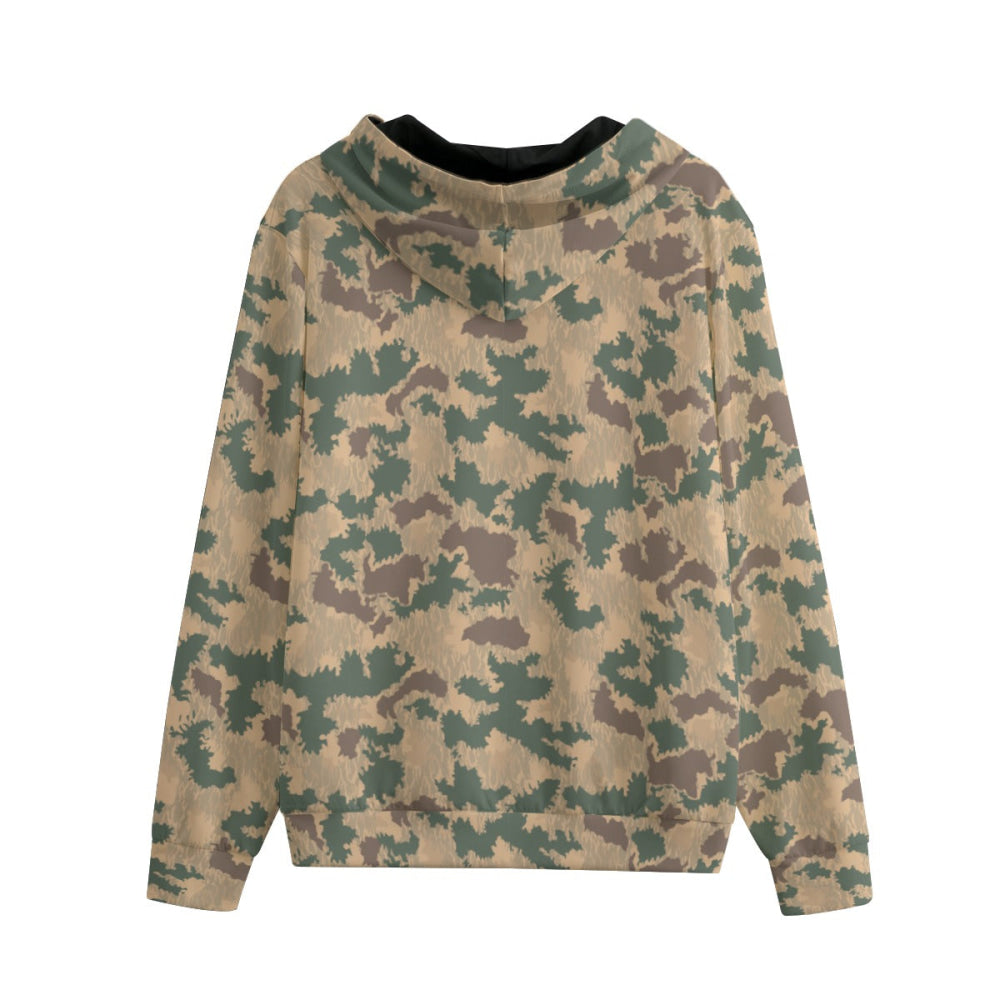 African Pinwheel CAMO Unisex 100% Cotton Zip Hoodie