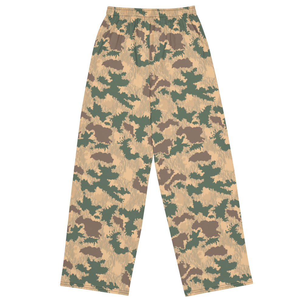 African Pinwheel CAMO unisex wide-leg pants - Unisex Wide-Leg Pants