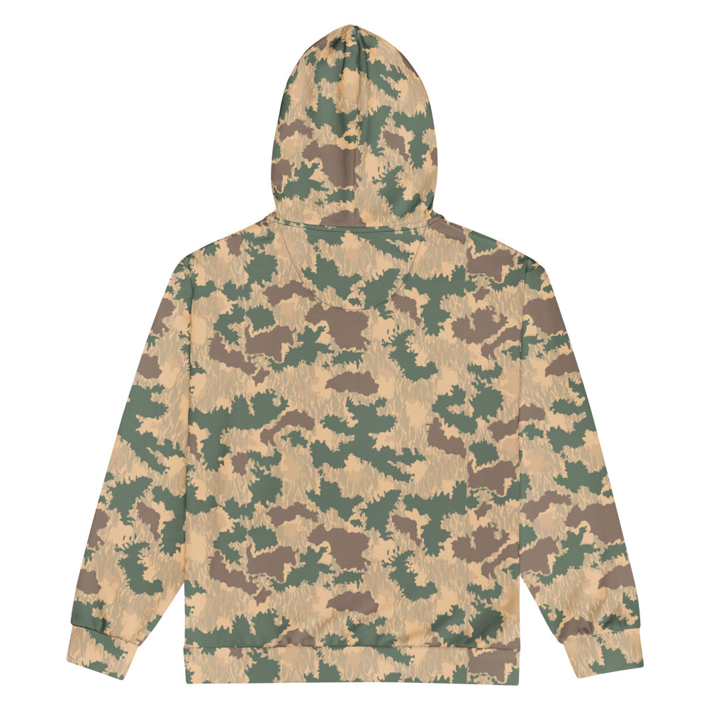 African Pinwheel CAMO Unisex zip hoodie - Zip Hoodie