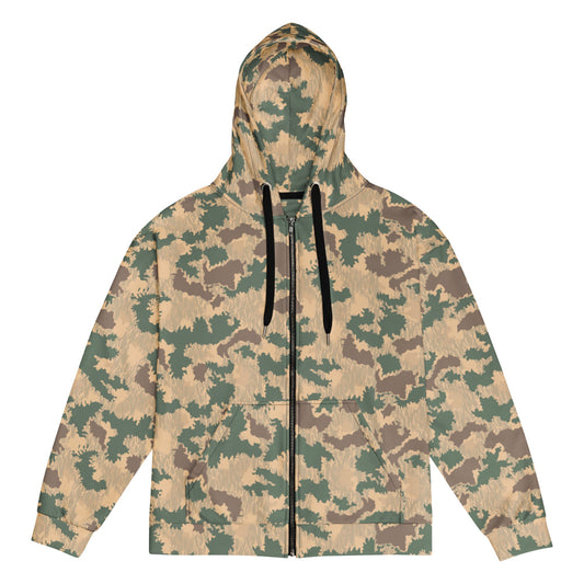 African Pinwheel CAMO Unisex zip hoodie - Zip Hoodie