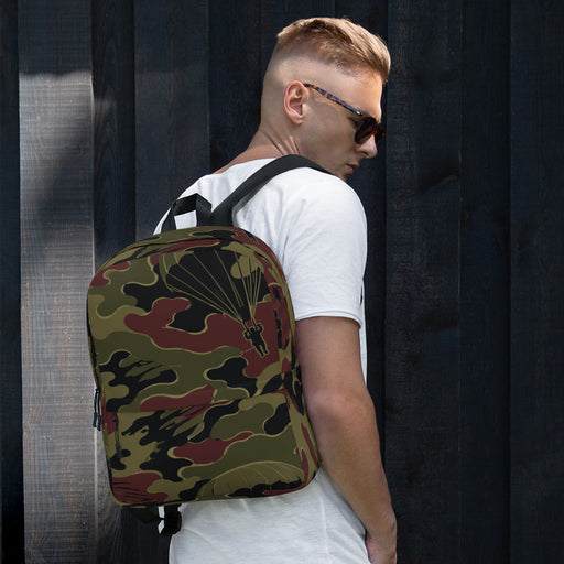 Airborne Maroon Drop CAMO Backpack - Bag