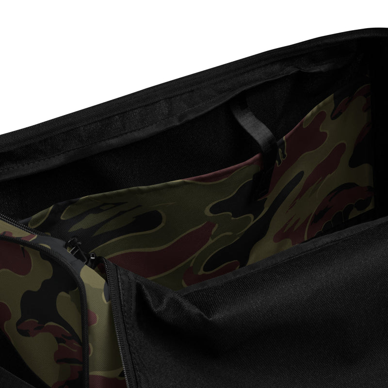 Airborne Maroon Drop CAMO Duffle Bag