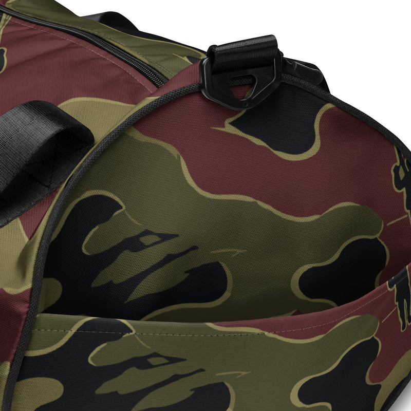 Airborne Maroon Drop CAMO Gym Bag