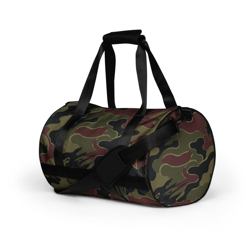 Airborne Maroon Drop CAMO Gym Bag