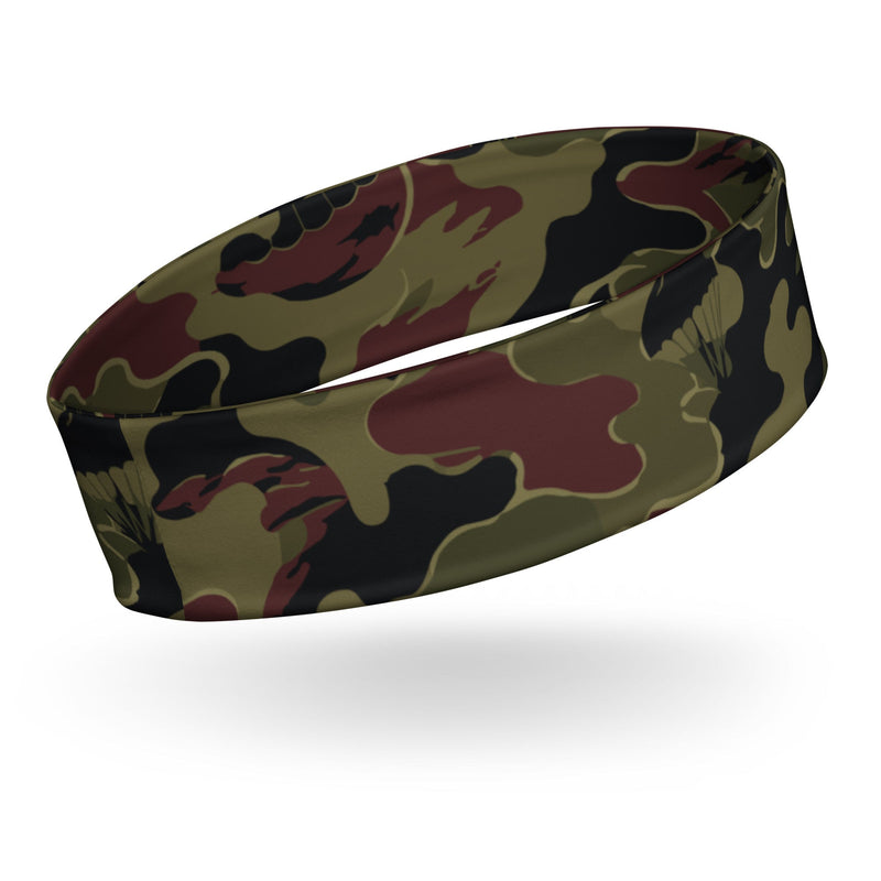 Airborne Maroon Drop CAMO Headband - Head