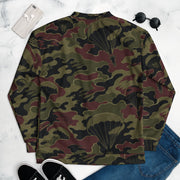 Airborne Maroon Drop CAMO Unisex Bomber Jacket