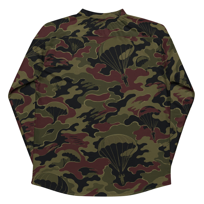 Airborne Maroon Drop CAMO Unisex Hockey Fan Jersey