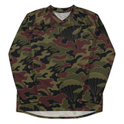 Airborne Maroon Drop CAMO Unisex Hockey Fan Jersey