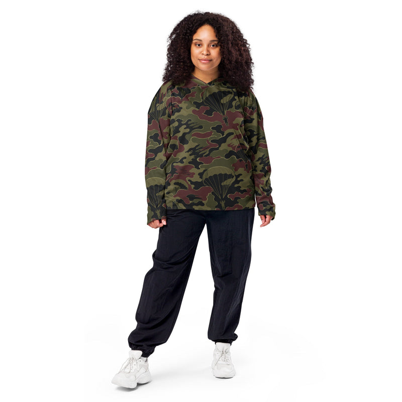 Airborne Maroon Drop CAMO Unisex Hockey Fan Jersey