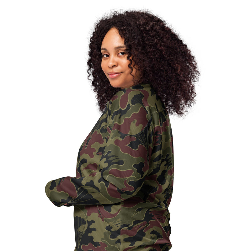 Airborne Maroon Drop CAMO Unisex Hockey Fan Jersey