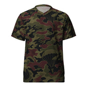 Airborne Maroon Drop CAMO Unisex Sports Jersey