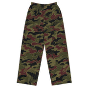 Airborne Maroon Drop CAMO Unisex Wide-Leg Leisure Pants - 2XS - Pant