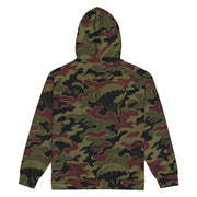 Airborne Maroon Drop CAMO Unisex Zip Hoodie