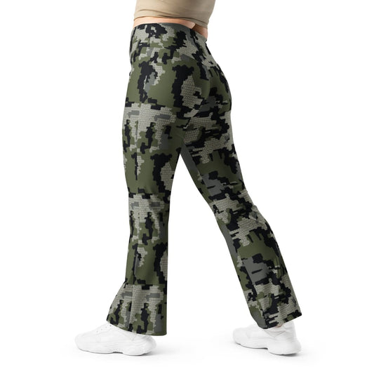 Alaska Alpine CAMO Flare leggings - 2XS - Womens Flare Leggings