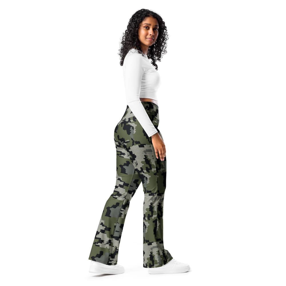 Alaska Alpine CAMO Flare leggings - Womens Flare Leggings