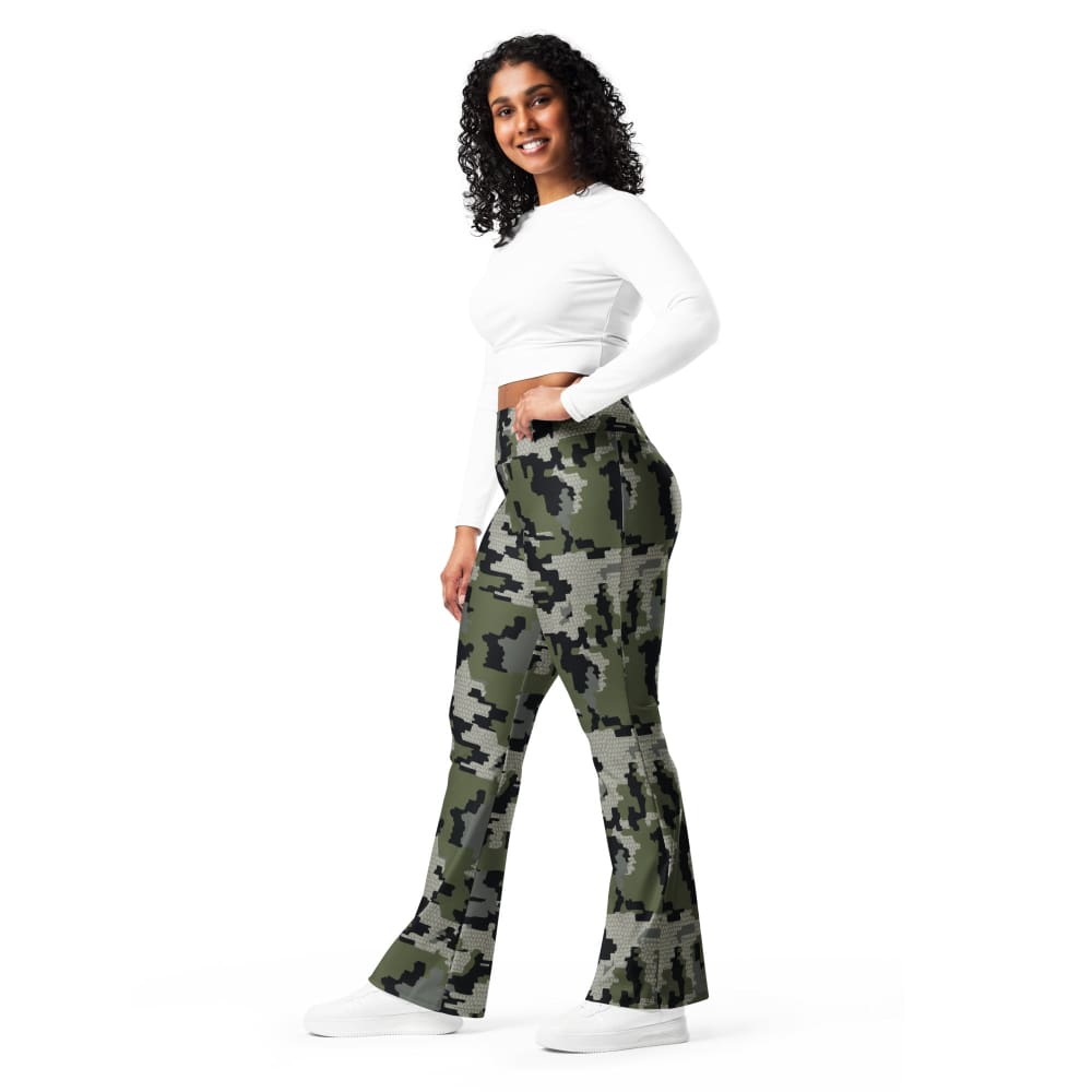 Alaska Alpine CAMO Flare leggings - Womens Flare Leggings