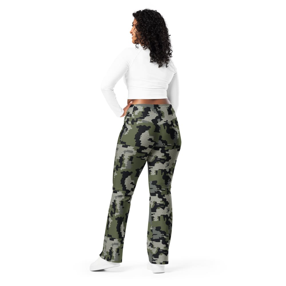 Alaska Alpine CAMO Flare leggings - Womens Flare Leggings