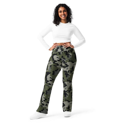 Alaska Alpine CAMO Flare leggings - Womens Flare Leggings