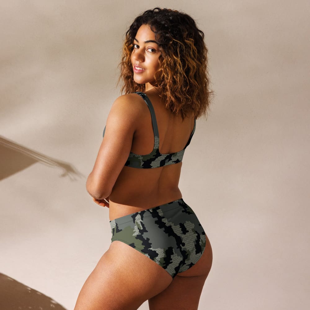 Alaska Alpine CAMO high-waisted bikini - Womens High-Waisted Bikini