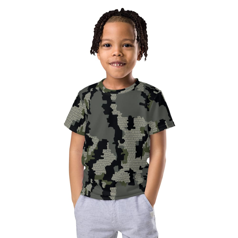 Alaska Alpine CAMO Kids crew neck t-shirt - 2T