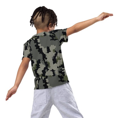 Alaska Alpine CAMO Kids crew neck t-shirt